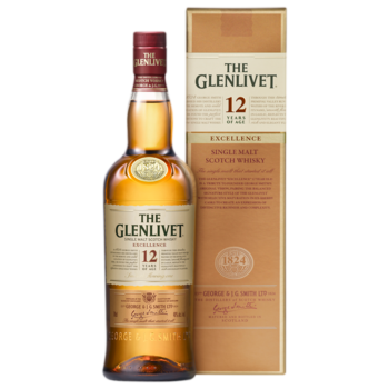Виски The Glenlivet 12 лет 0,7 л в подарочной упаковке