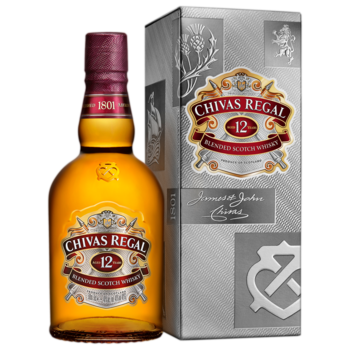 Виски Chivas Regal 12 лет 0,5 л в подарочной упаковке