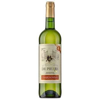 Вино Chevalier de Pierre Chardonnay белое сухое 0,75 л