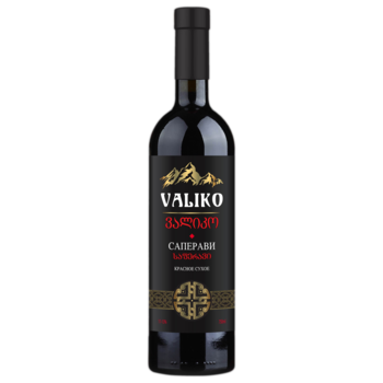 Вино VALIKO Саперави красное сухое 0,75 л