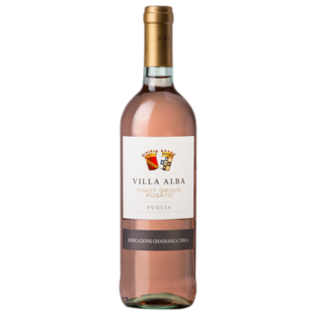 Вино Villa Alba Pinot Grigio Розато розовое сухое 0,75 л