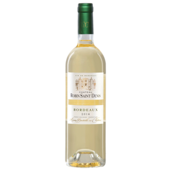 Вино Chateau Robin Saint Denis белое сухое 0,75 л