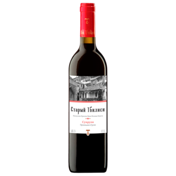 Вино Старый Тбилиси Супрули красное полусухое 0,75 л