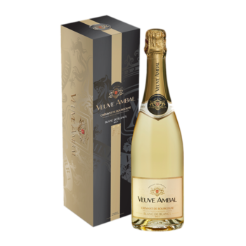 Вино игристое Veuve Ambal Cremant de Bourgogne белое брют 0,75 л в подарочной упаковке
