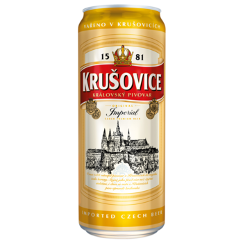Пиво Krusovice Imperial светлое 0,5 л ж/б