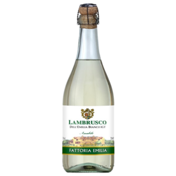 Вино игристое Lambrusco Fattoria Emilia белое полусладкое 0,75 л