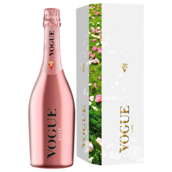 Вино игристое VOGUE розовое брют 0,75 л в подарочной упаковке