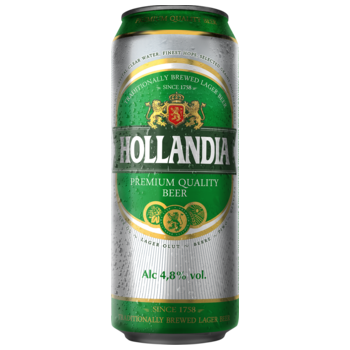 Пиво Hollandia 0,45 л