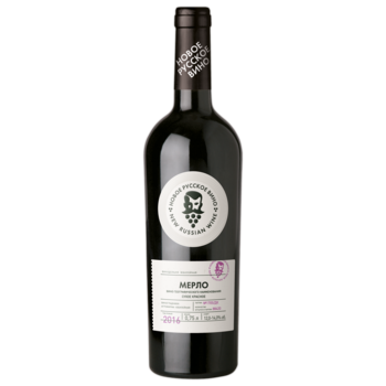 Вино Новое Русское Вино Мерло красное сухое 0,75 л
