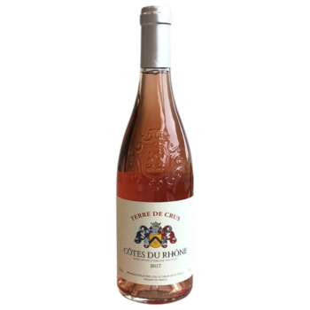 Вино Terre De Crus Cotes Du Rhone розовое сухое 0,75 л