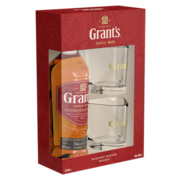 Виски Grant's Triple Wood 3 года 0,7 л в подарочной упаковке + 2 стакана